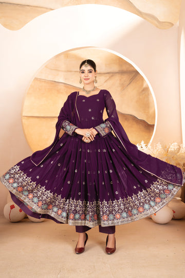 Athena's Beautiful Anarkali Suit Set