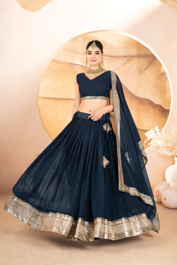 Catalina's Blue Coloured Party Wear Lehenga Choli