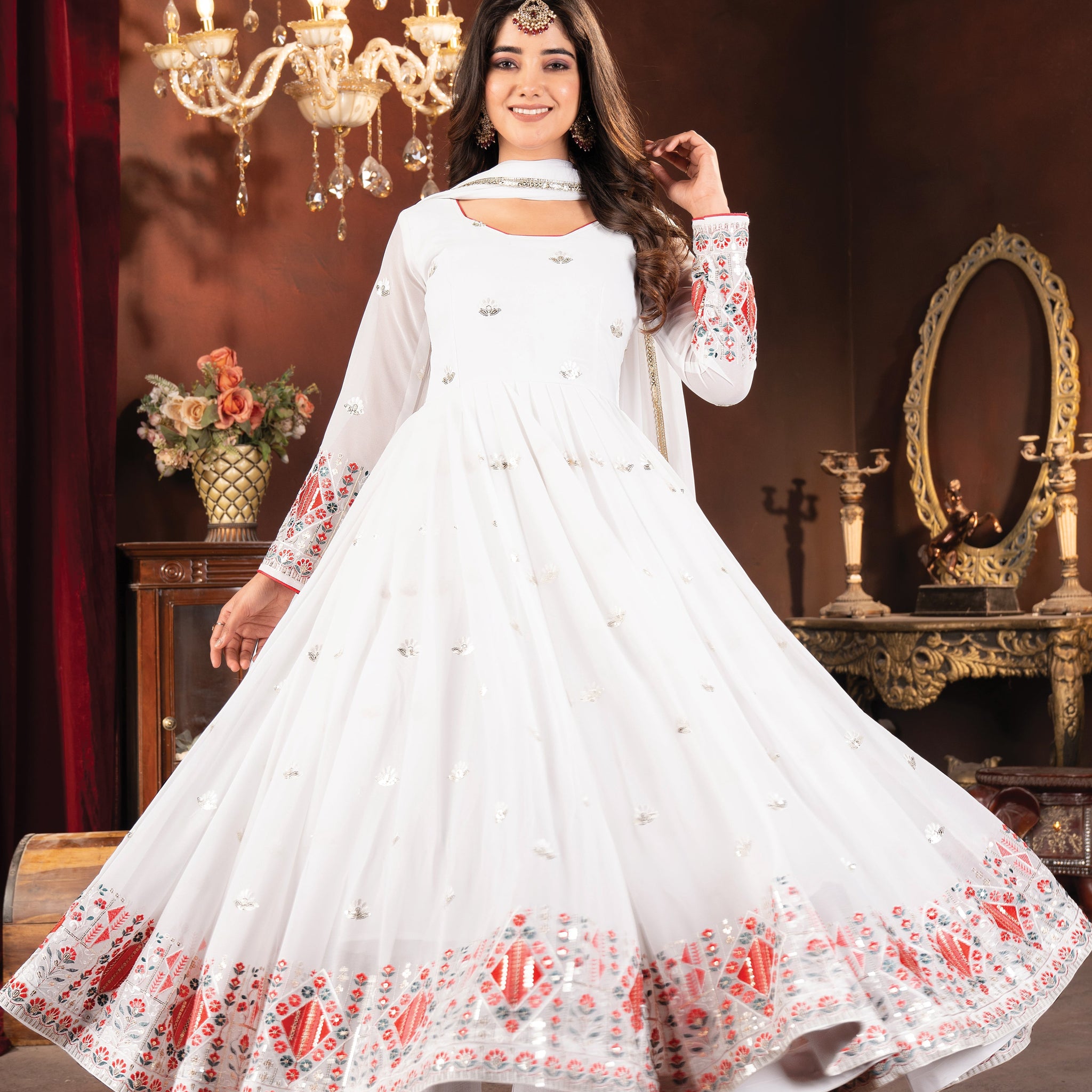 Hazel's Anarkali PartyWear Suit Set