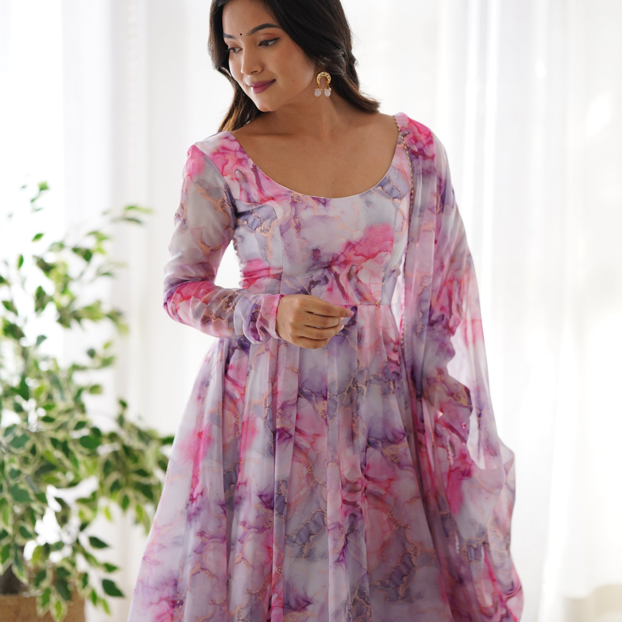 Marble Multi Coloured Suit