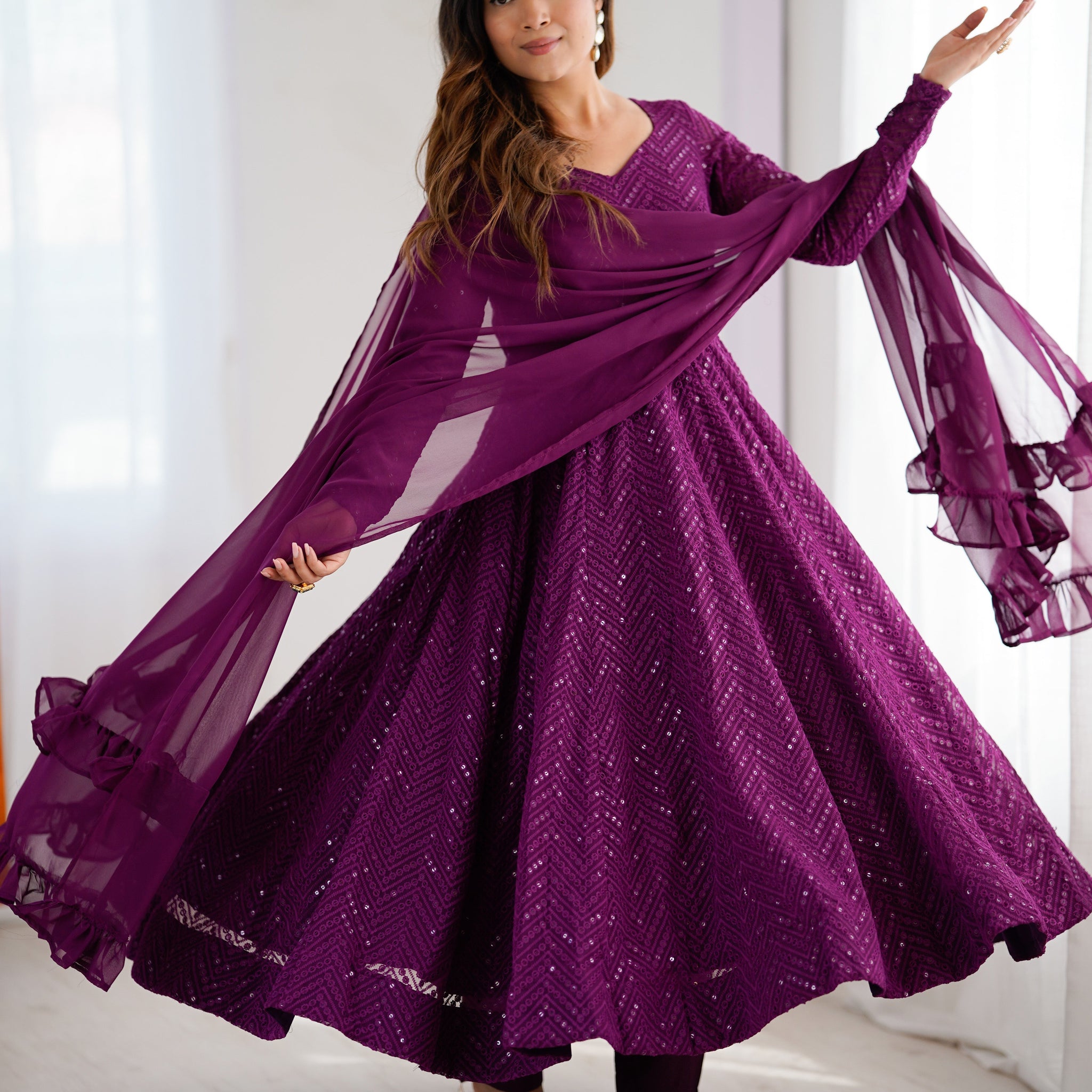 Saiyaara Premium Anarkali Suit Set